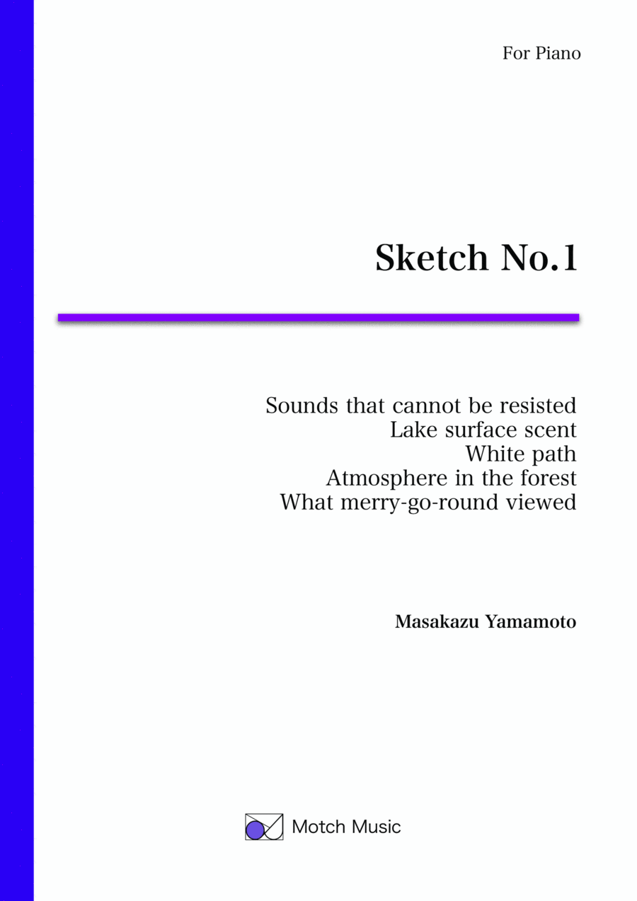 Sketches for piano No.1 (5 pieces) Piano Method scores gallery preview page 1