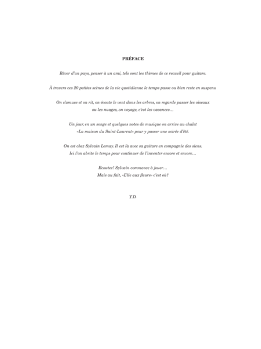 La maison du Saint-Laurent Classical Guitar scores gallery preview page 2