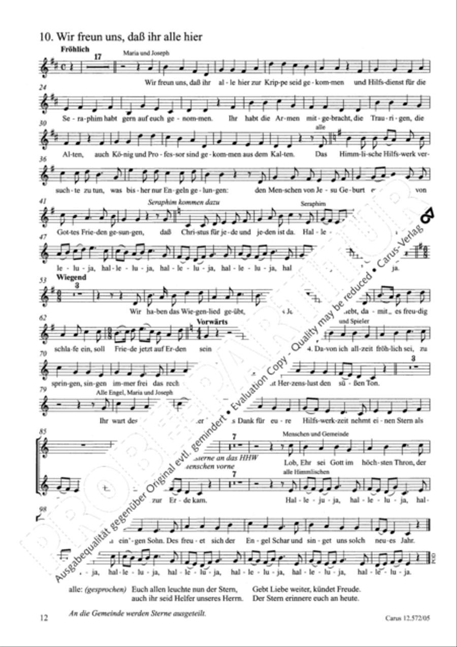 Das Himmliche Hilfswerk 2-Part scores gallery preview page 13