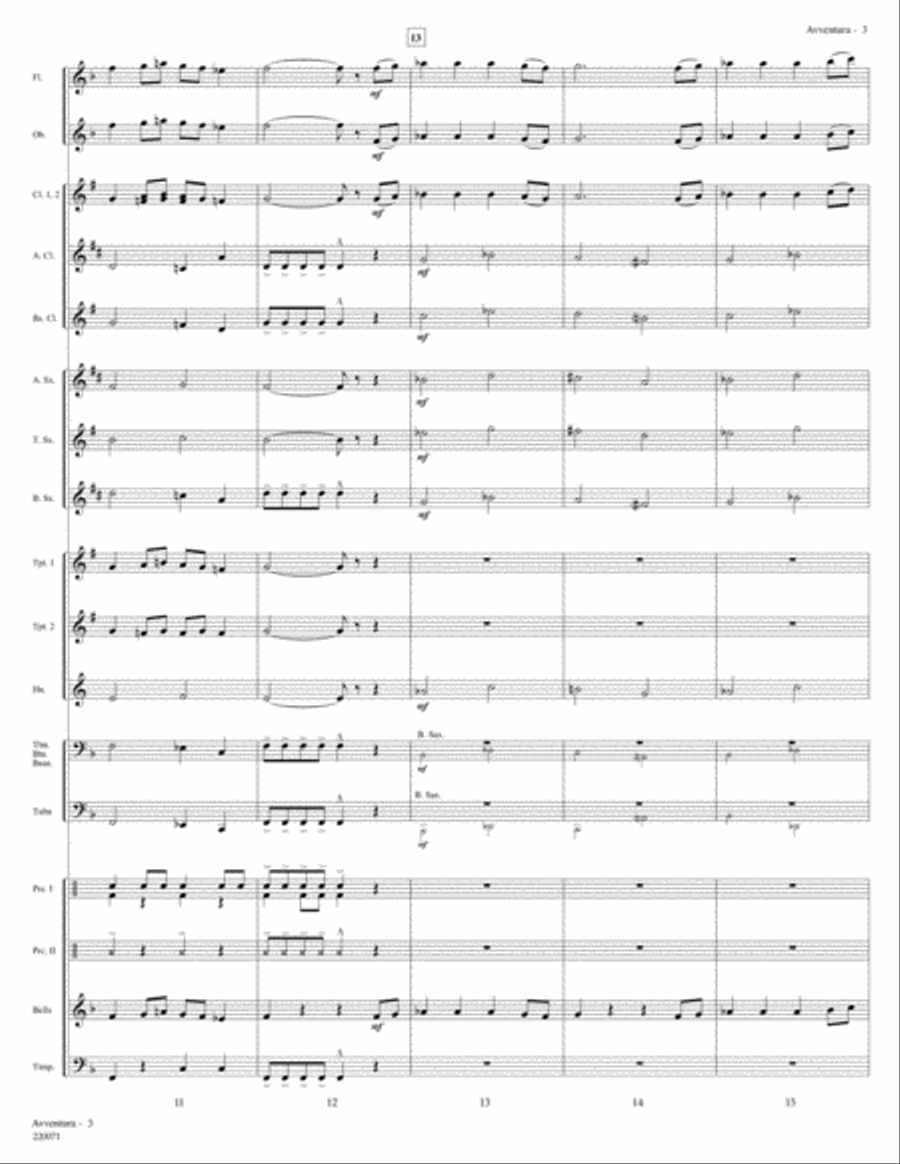 Avventura Concert Band scores gallery preview page 3