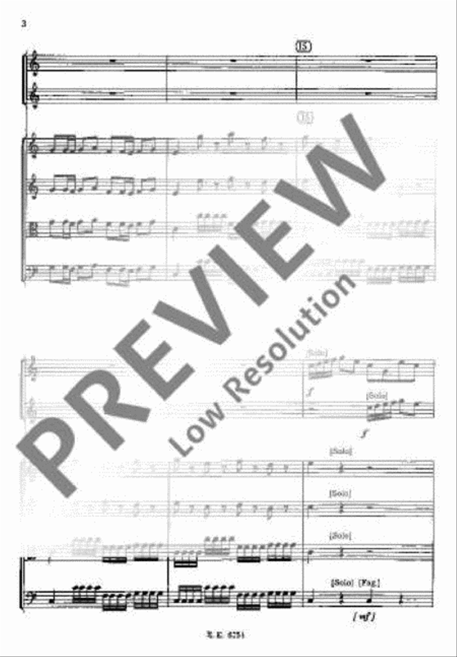 Concerto C major Trumpet Duet scores gallery preview page 7