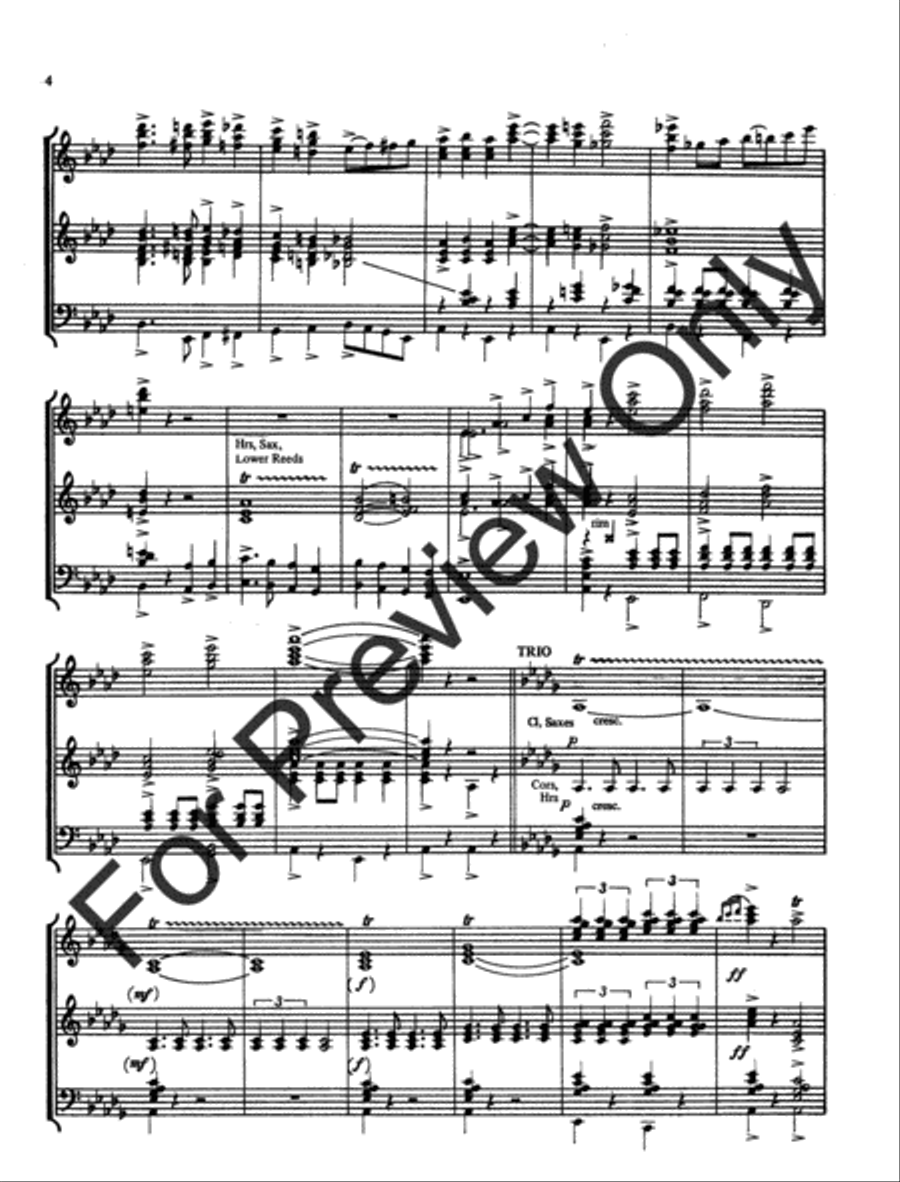 Tour De Force Tour De Force Concert Band scores gallery preview page 6