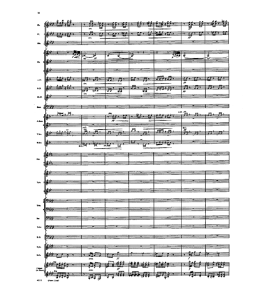 Selections from the Nutcracker Suite Concert Band scores gallery preview page 16