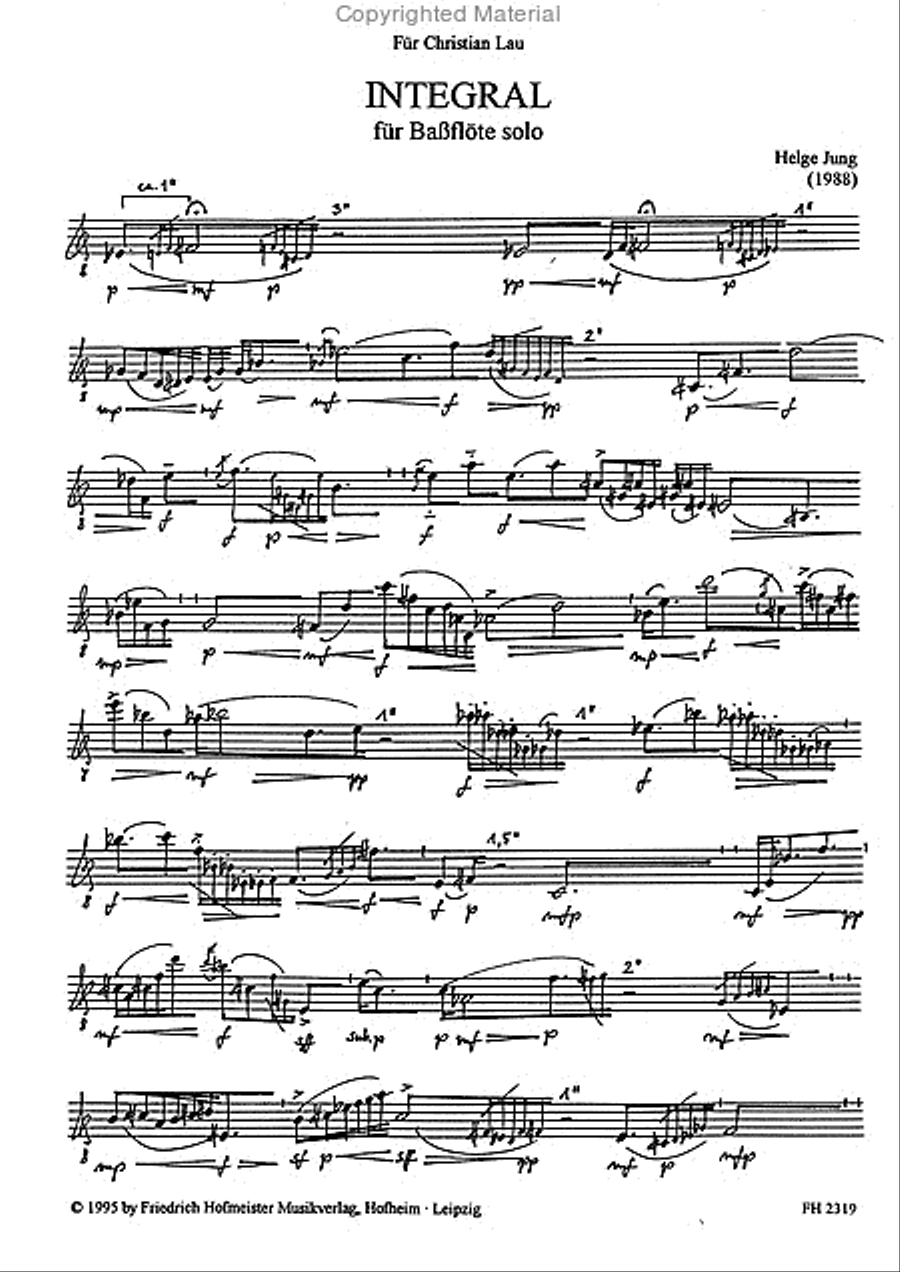 Integral Integral Flute scores gallery preview page 2
