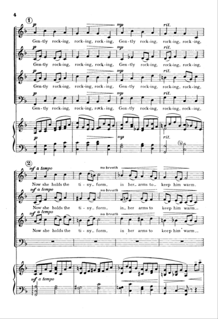 Rocking Rocking 4-Part scores gallery preview page 2