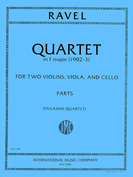 Quartet in F major (PAGANINI QUARTET) (parts)