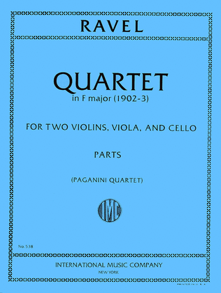 Book cover for Quartet In F Major