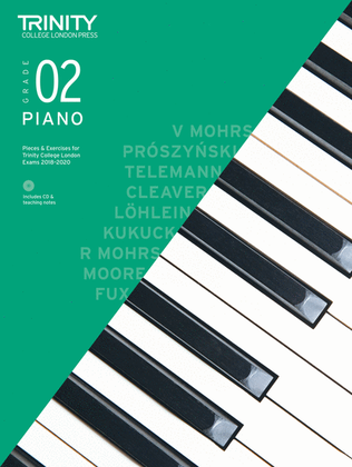 Book cover for Piano Exam Pieces & Exercises 2018-2020: Grade 2 (book, CD & teaching notes)