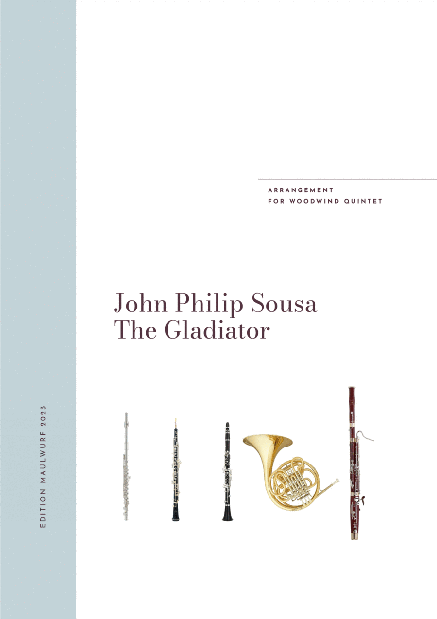 The Gladiator Woodwind Quintet scores gallery preview page 1