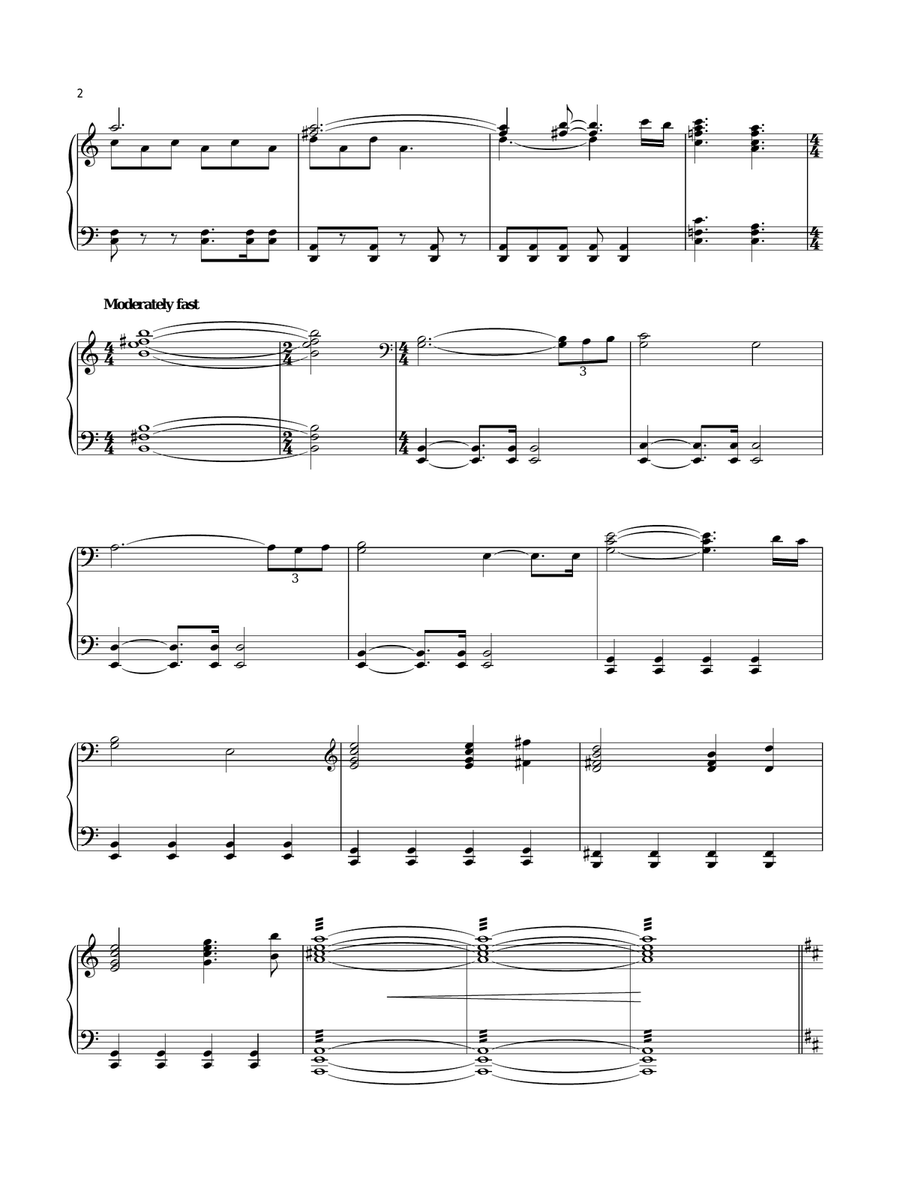 New Avengers - Avengers: Age of Ultron Piano Solo scores gallery preview page 2