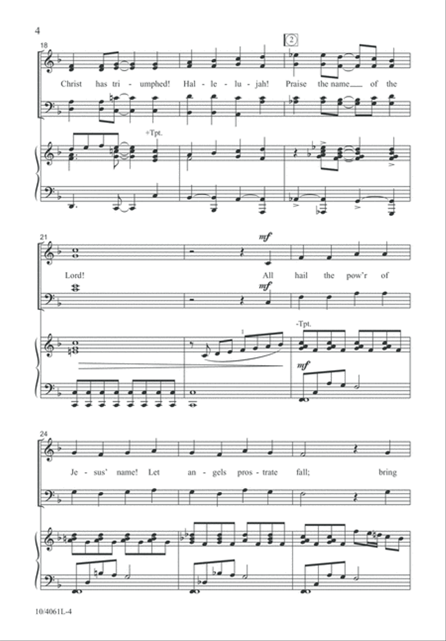 Resurrection Power 4-Part scores gallery preview page 4