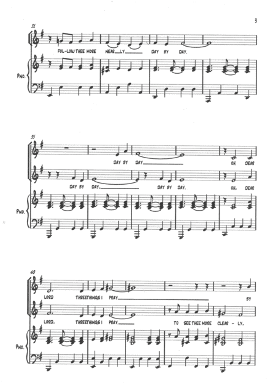 Day By Day (from: Godspell) 2-Part scores gallery preview page 3