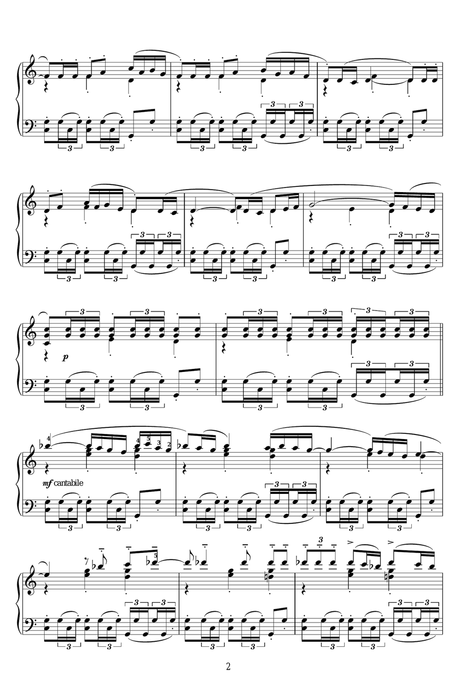 Bolero Piano Solo scores gallery preview page 2