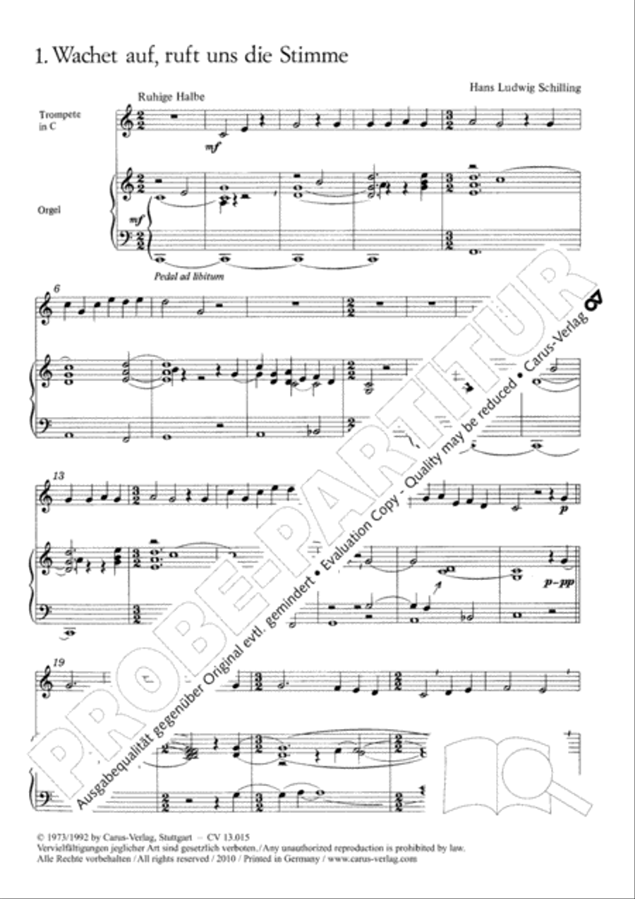 Schilling: Three Chorale Preludes Score scores gallery preview page 4