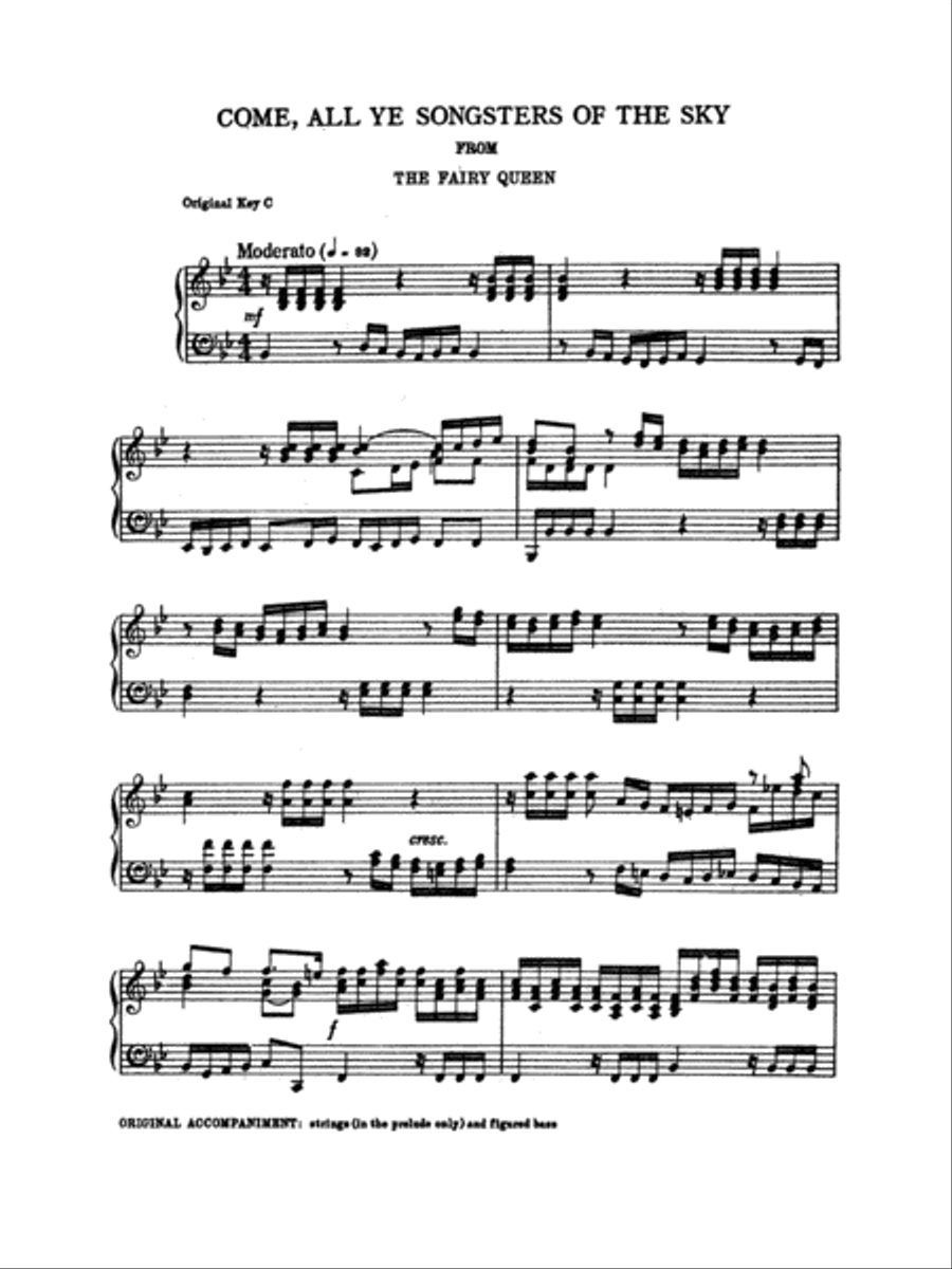 Fifteen Songs and Airs for Soprano or Tenor from the Operas and the Odes Small Ensemble scores gallery preview page 10