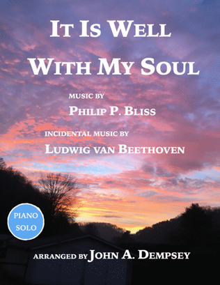 Book cover for A Touch of Beethoven: It Is Well with My Soul (Piano Solo)