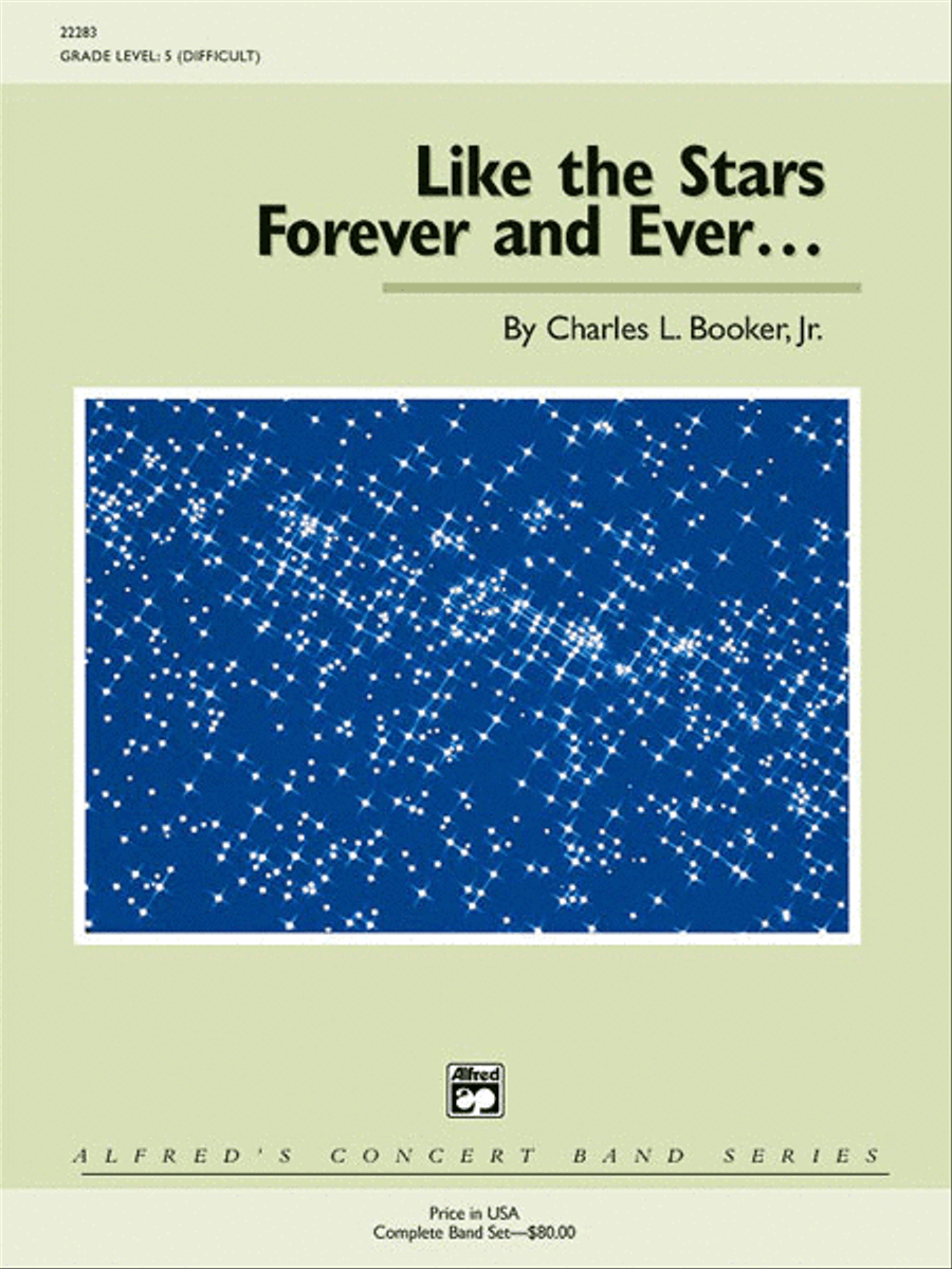 Like the Stars Forever and Ever . . . Concert Band scores gallery preview page 1