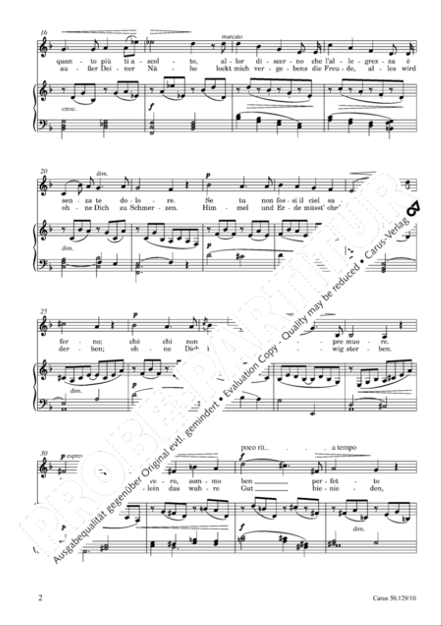 Gesange op. 129 (tiefe Stimme) Score scores gallery preview page 3