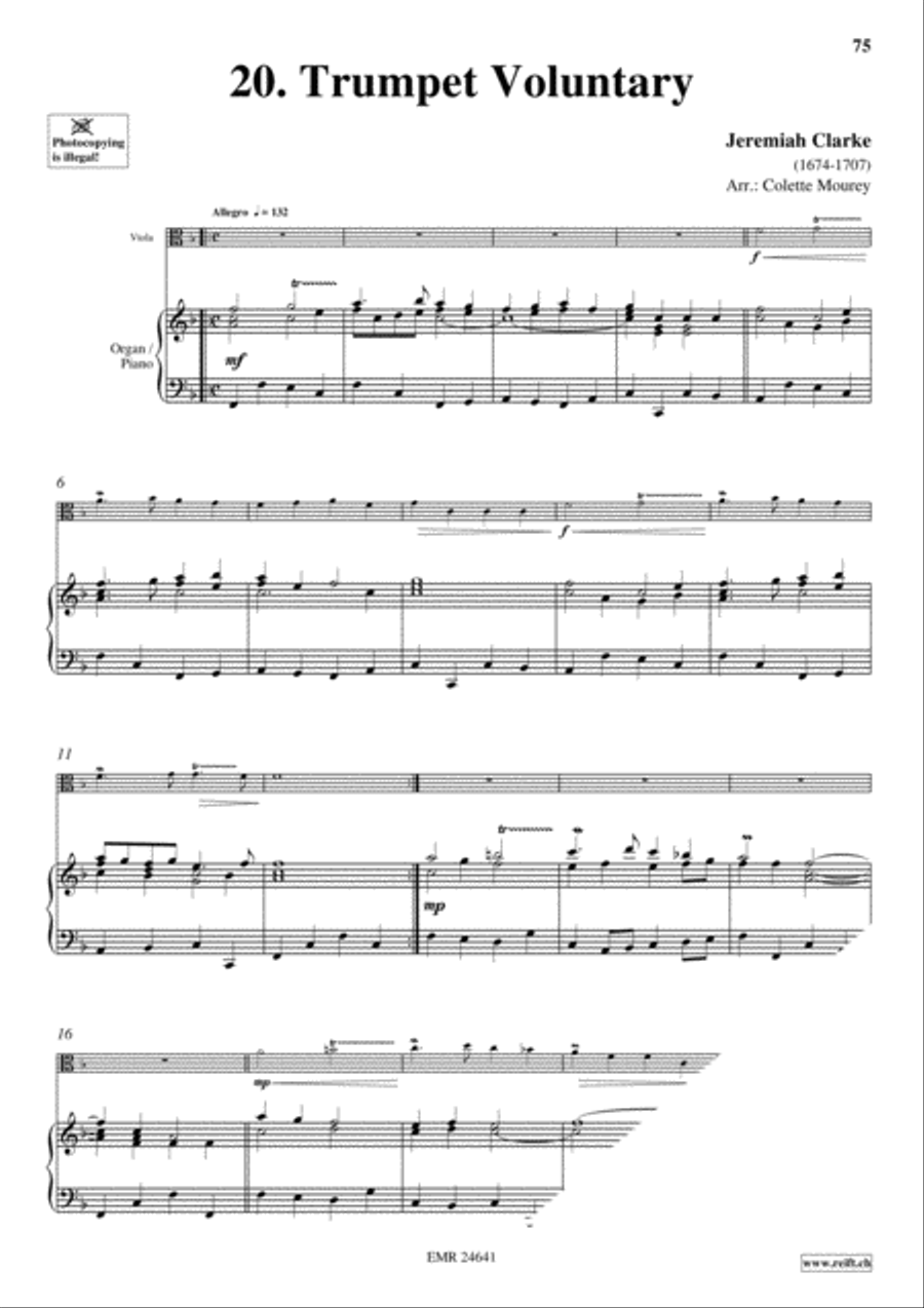 40 Greatest Baroque Hits Volume 2 Viola scores gallery preview page 22