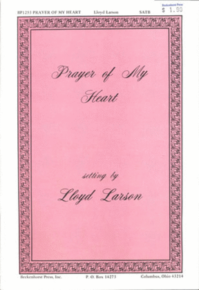 Book cover for Prayer of My Heart (Archive)