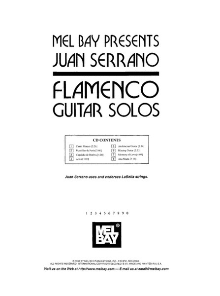 Juan Serrano - Flamenco Guitar Solos image number null