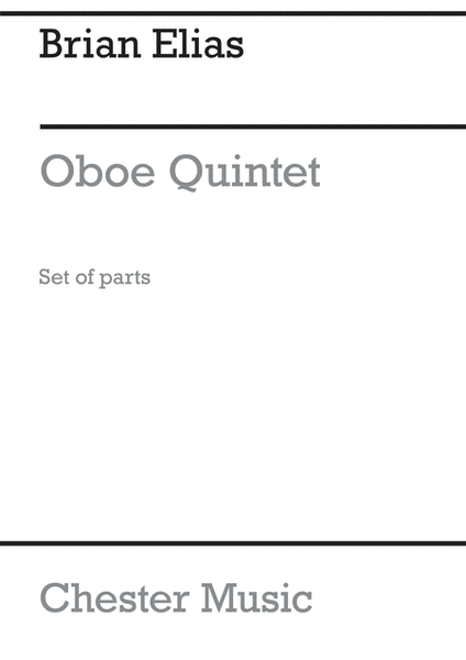 Oboe Quintet  Sheet Music