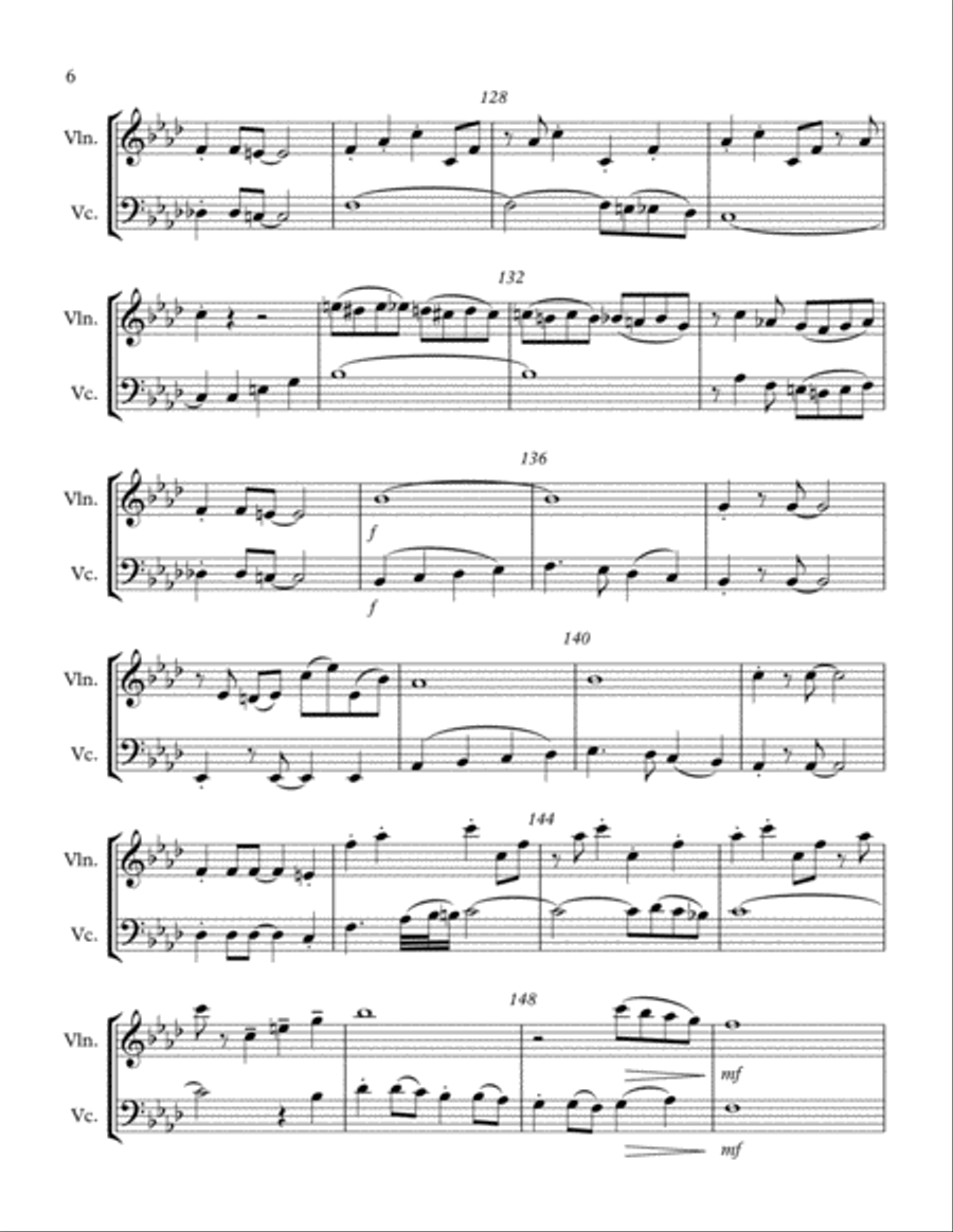 Puttin' On The Ritz Puttin' On The Ritz String Duet scores gallery preview page 6