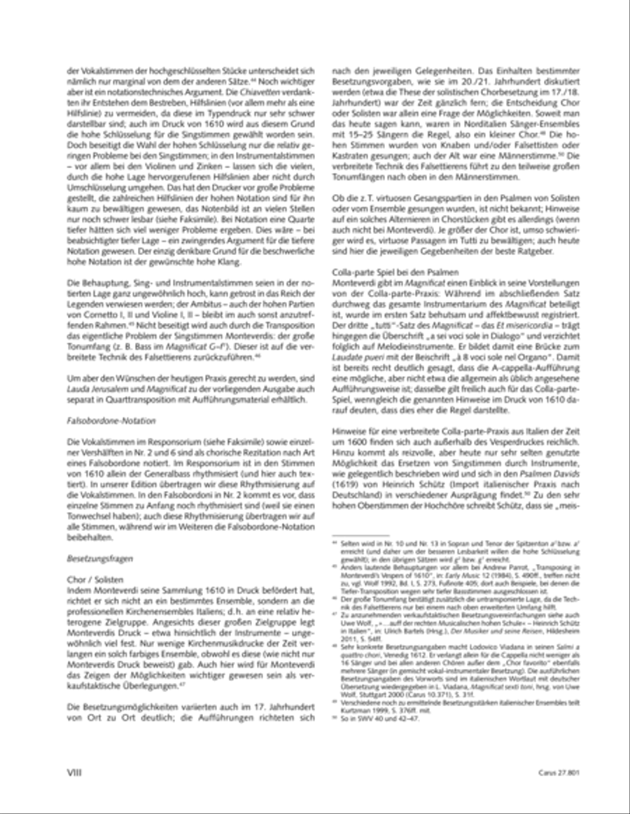 Vespro della Beata Vergine 4-Part scores gallery preview page 10