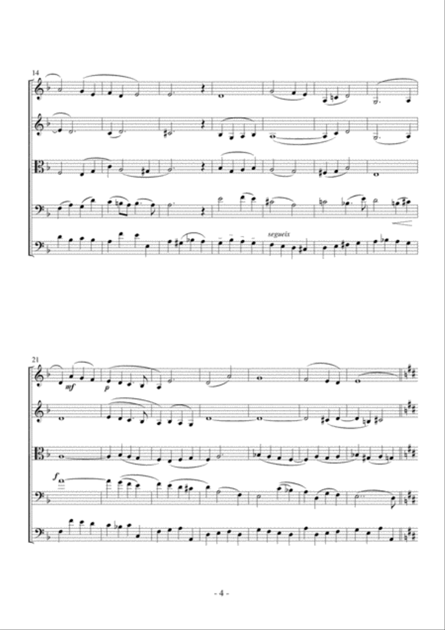 Andante Religiós String Orchestra scores gallery preview page 6