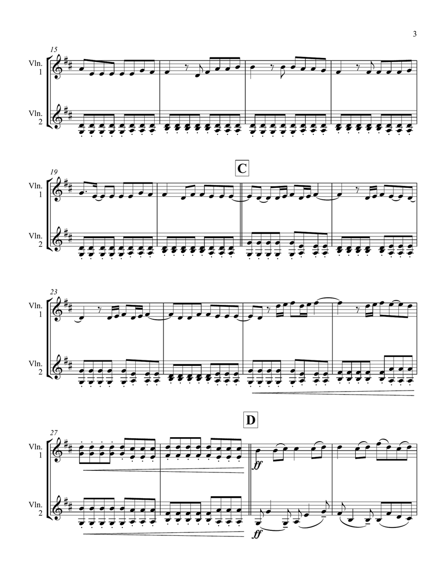 Something Just Like This String Duet scores gallery preview page 3
