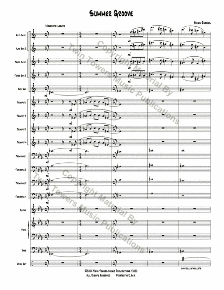 Summer Groove Jazz Ensemble scores gallery preview page 3
