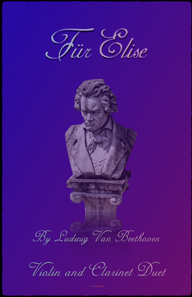Book cover for Für Elise, Violin and Clarinet Duet