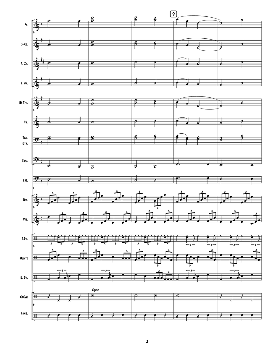 We Like To Party! Marching Band scores gallery preview page 3