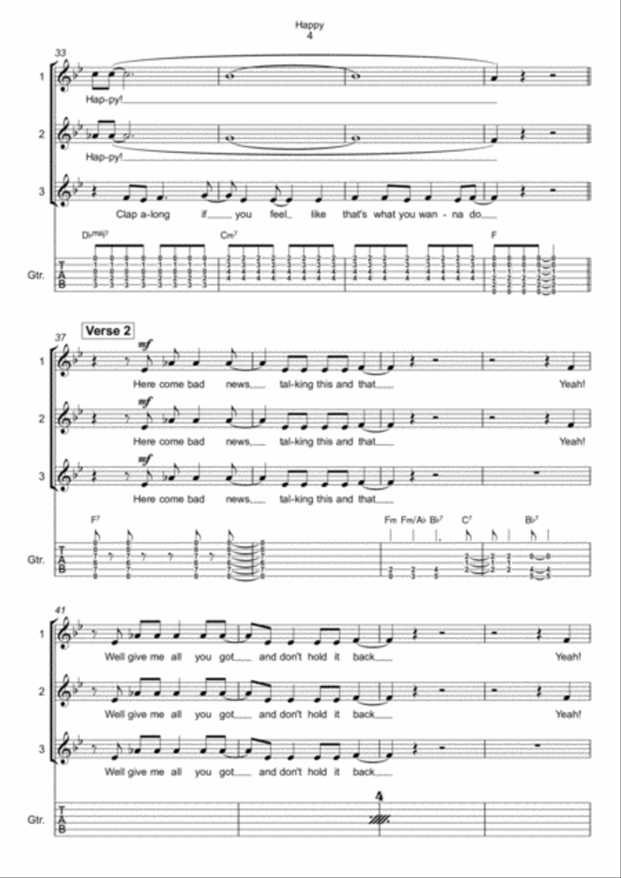 Happy 3-Part scores gallery preview page 4