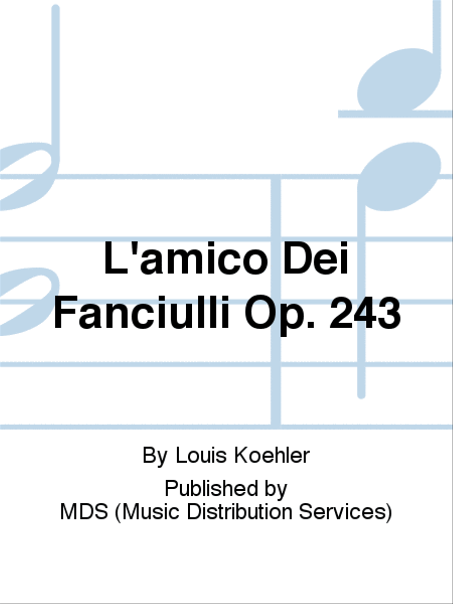 L'Amico dei Fanciulli op. 243 Piano Solo scores gallery preview page 1