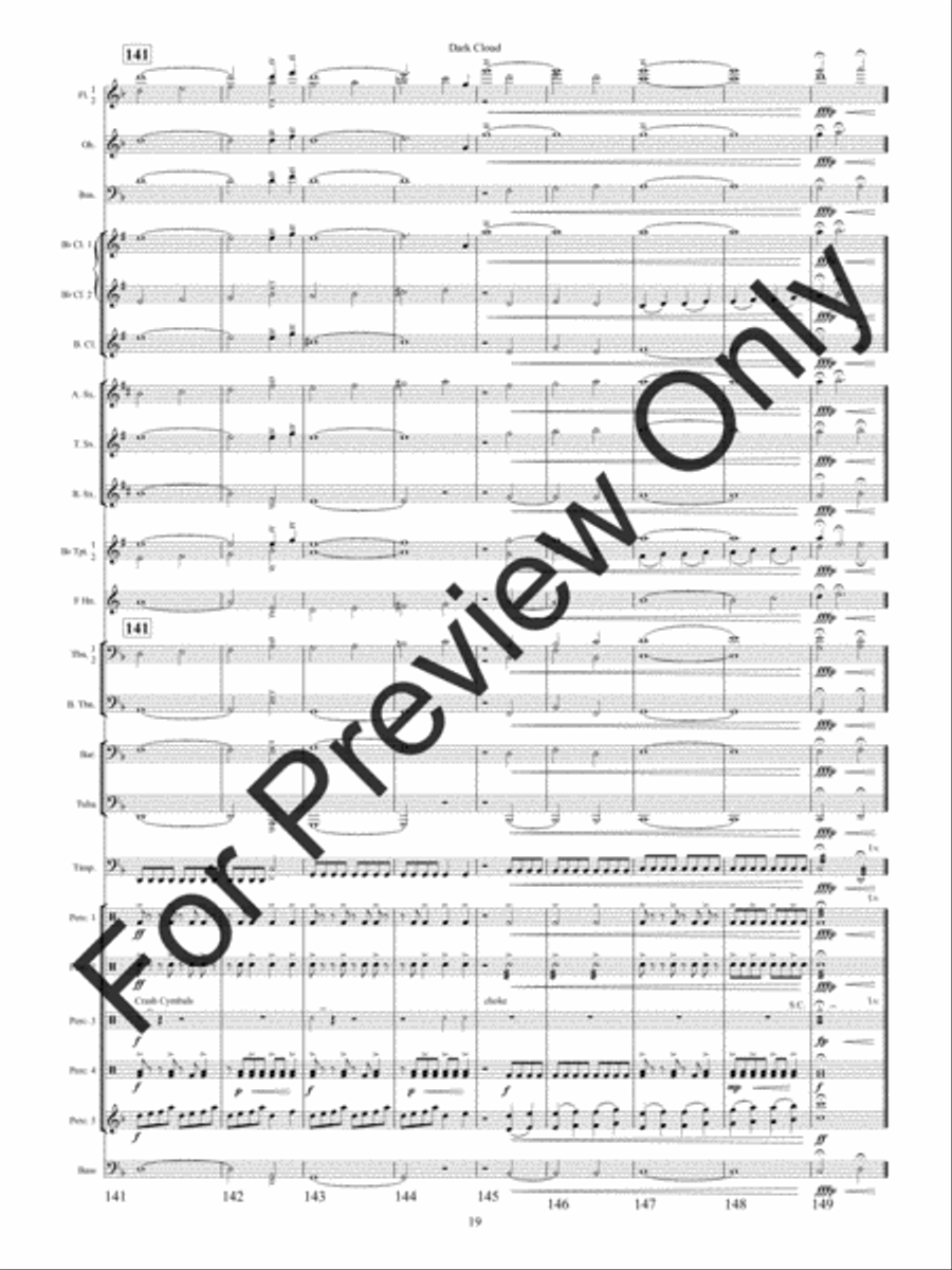 Dark Cloud Concert Band scores gallery preview page 22
