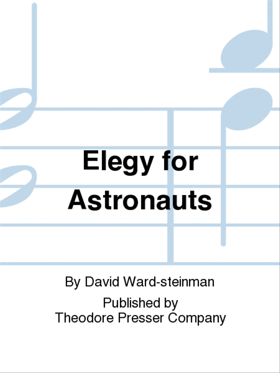 Elegy for Astronauts Elegy for Astronauts Orchestra scores gallery preview page 1