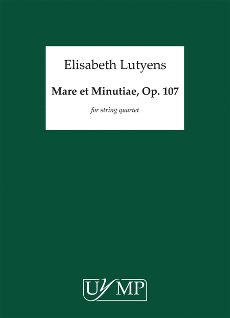 Mare Et Minutiae Op.107 Mare Et Minutiae Op.107 String Quartet scores gallery preview page 1