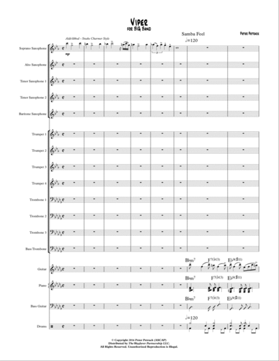 Viper Viper Jazz Ensemble scores gallery preview page 1