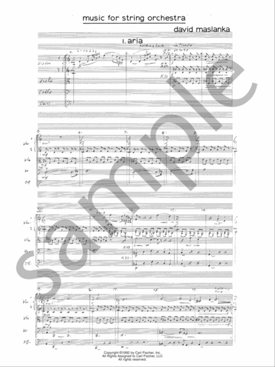 Music For String Orchestra String Orchestra scores gallery preview page 3