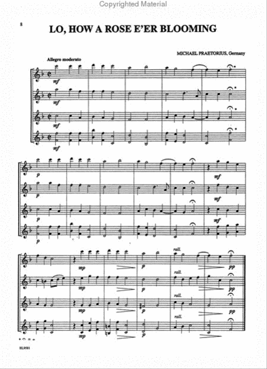 Christmas Quartets for All (Holiday Songs from Around the World) Small Ensemble scores gallery preview page 3