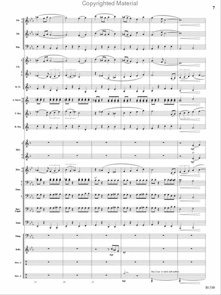 Raiders of the High Seas Concert Band scores gallery preview page 6