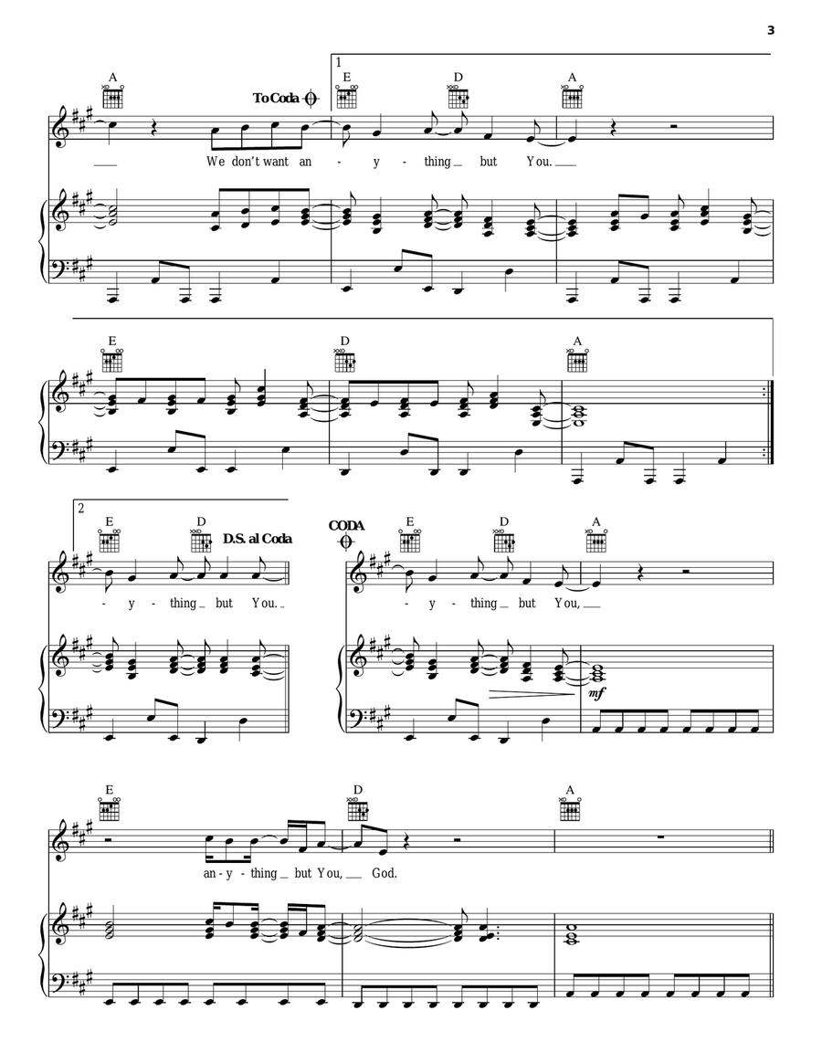 Open Up The Sky Acoustic Guitar scores gallery preview page 3