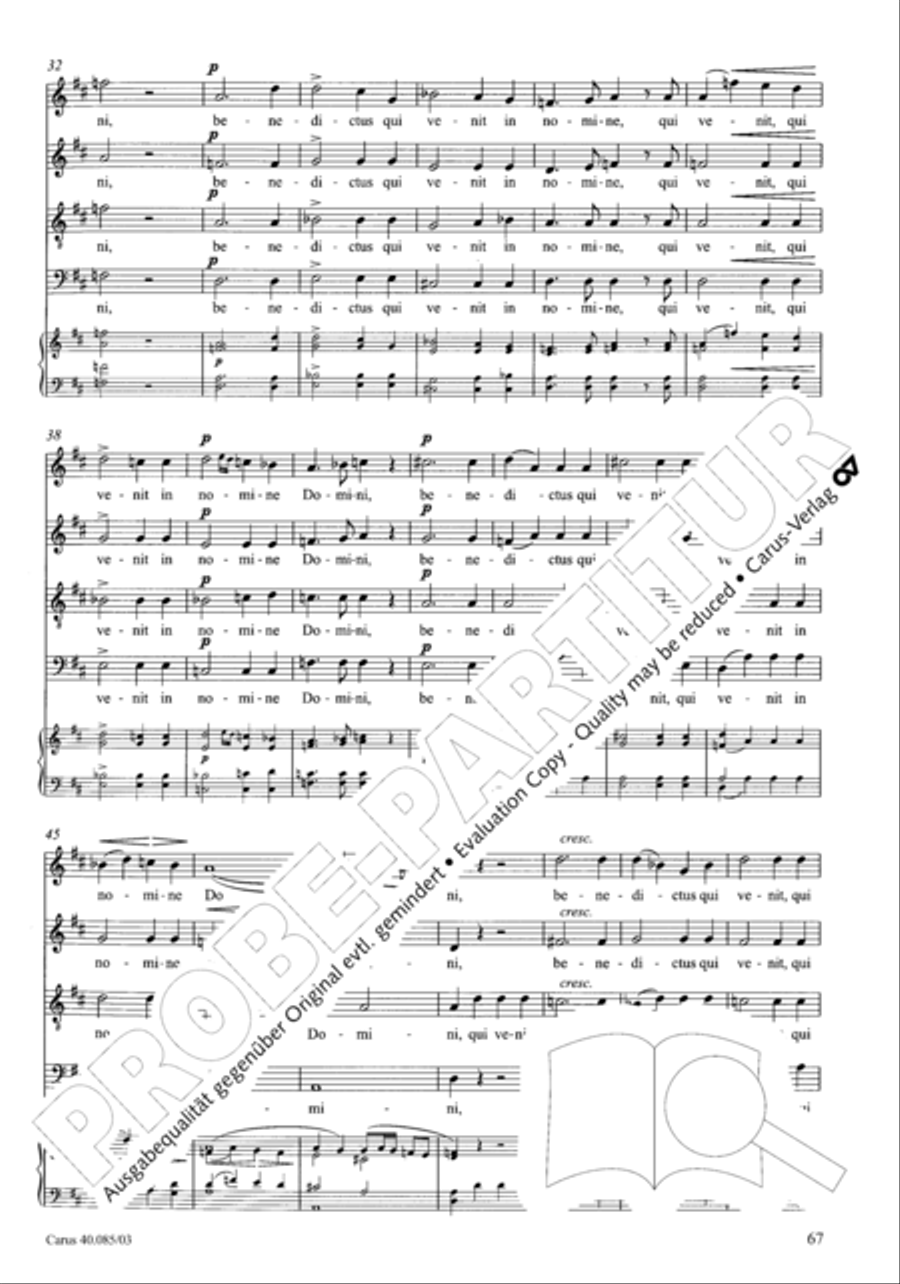 Missa pro defunctis Missa pro defunctis 4-Part scores gallery preview page 68
