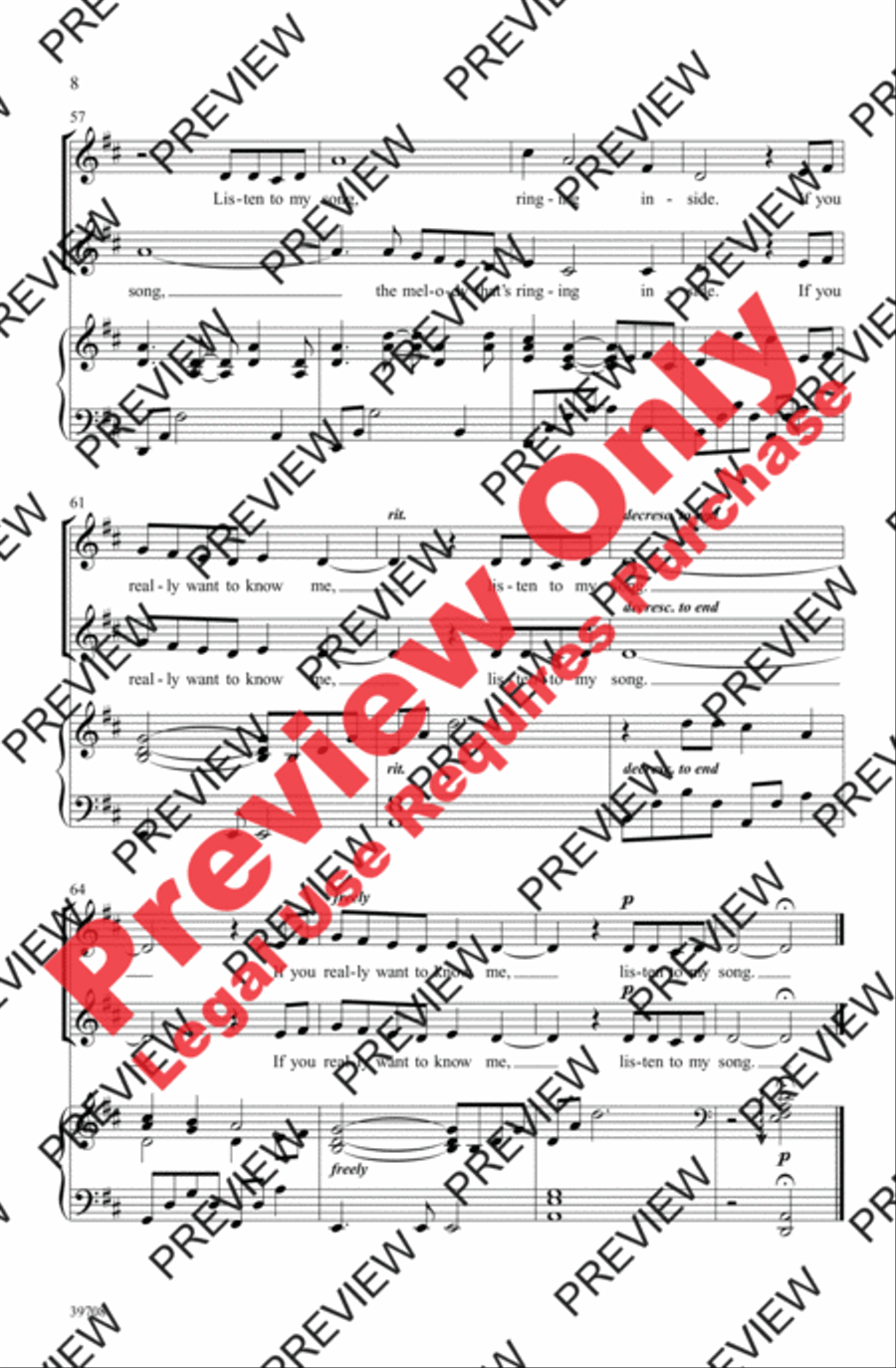Listen to My Song 2-Part scores gallery preview page 8