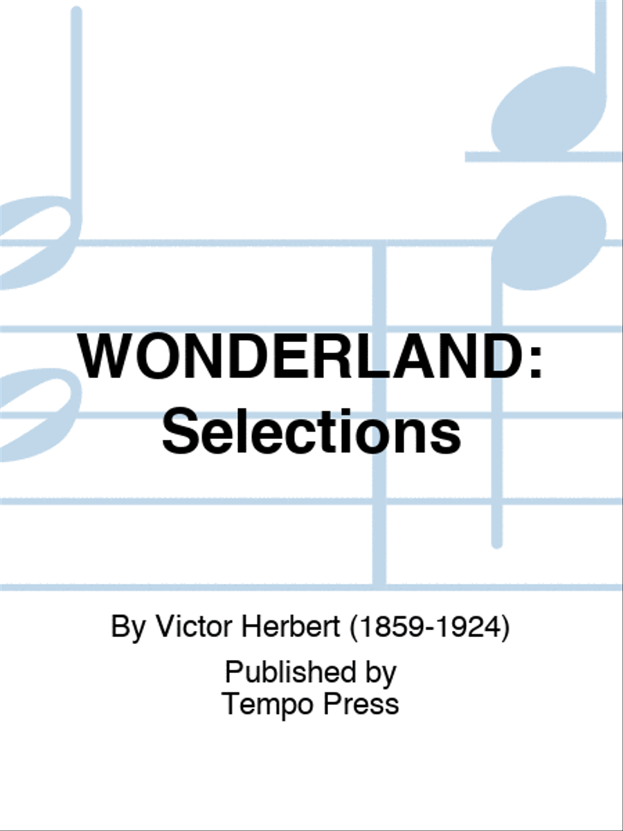 WONDERLAND: Selections Piano scores gallery preview page 1