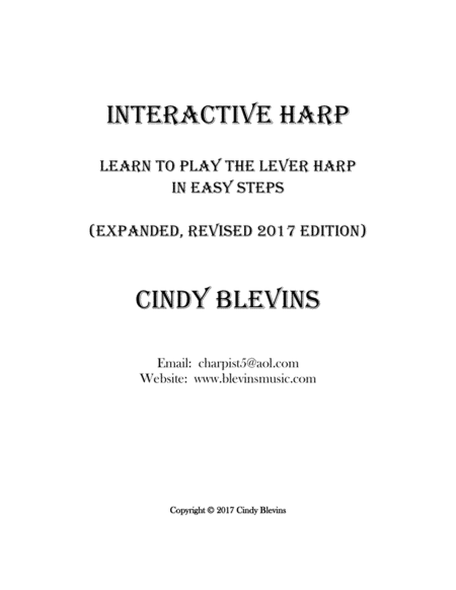 Interactive Harp, Learn to Play the Lever Harp in Easy Steps. (140 pages of harp learning enjoyment)