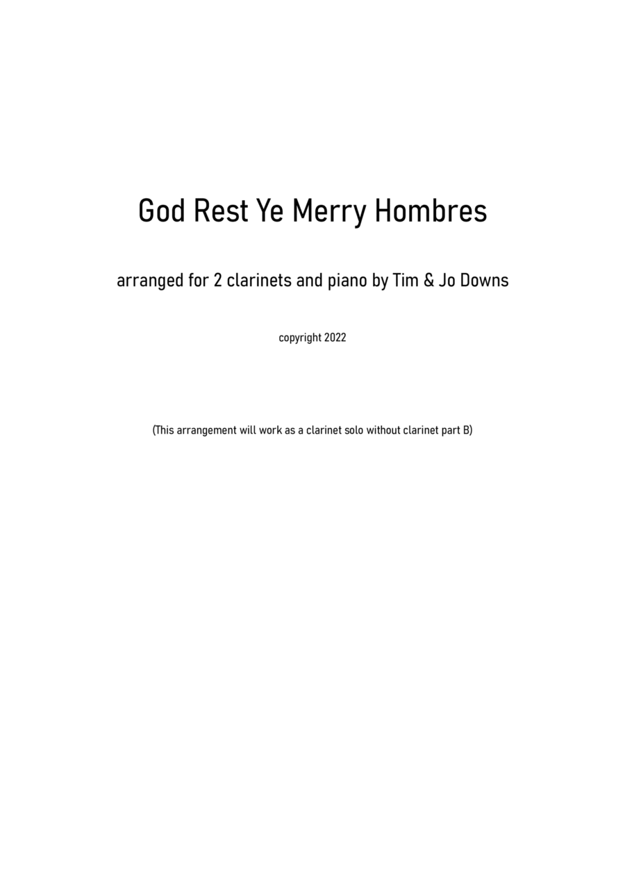 God Rest Ye Merry Gentlemen (Latin jazz style)