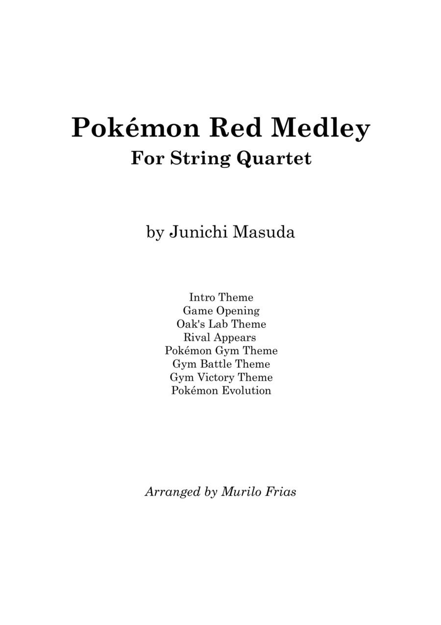 Pokemon String Quartet scores gallery preview page 1