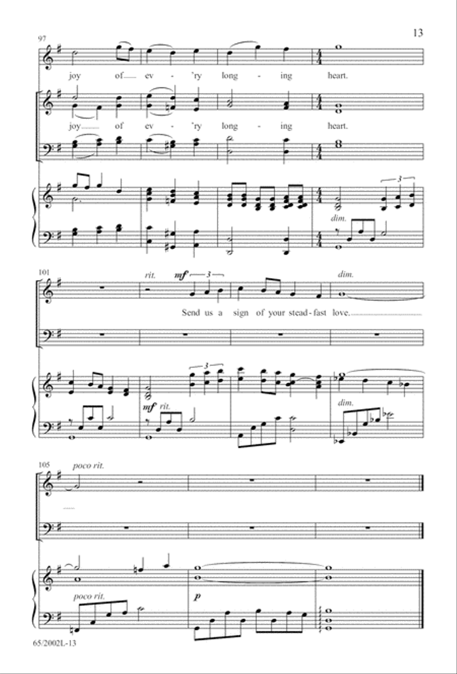 And This Shall Be a Sign And This Shall Be a Sign 4-Part scores gallery preview page 14